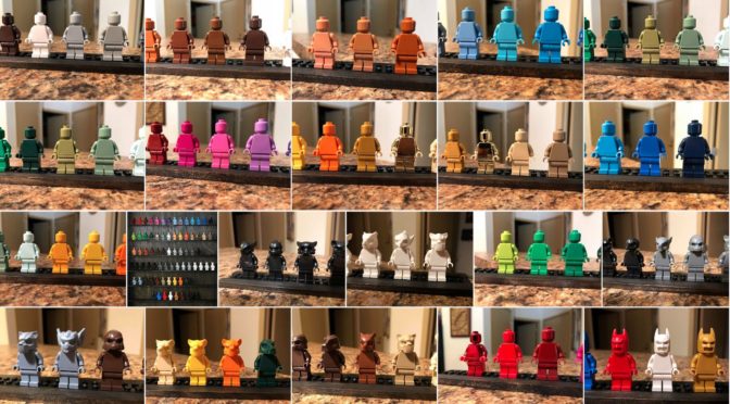 A Reader is looking to sell his Monochrome Minifigure Collection if you are interested