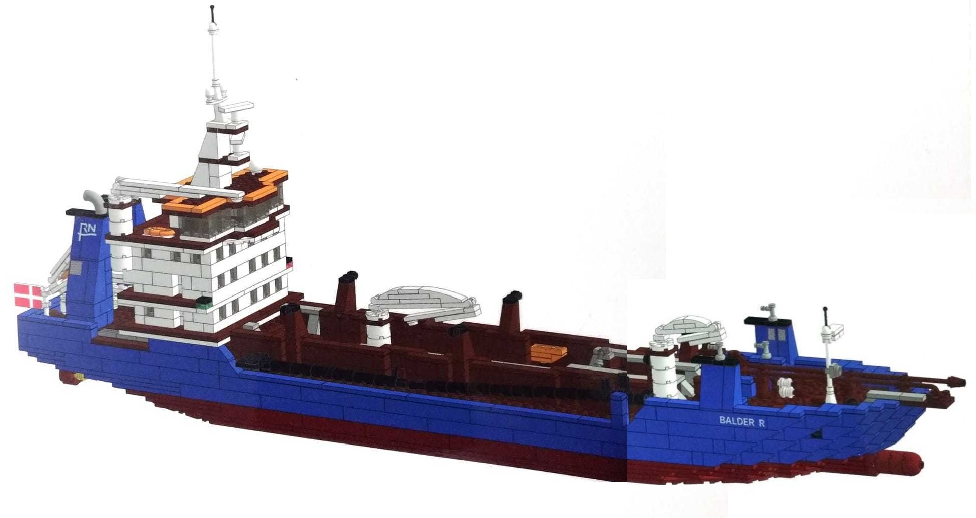 Lego Certified Professional by Matija Puzar - Dredge boat RN Balder R ...