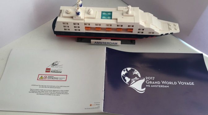 LEGO Certified Professional Holland America Collector Set MS Amsterdam limited to 50 sets and created by Adam Reed Tucker