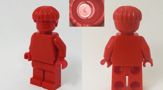 LEGO Prototype test print Minifig Hair Short, Bowl Cut Spider-Man Harry Potter Weasley Ock