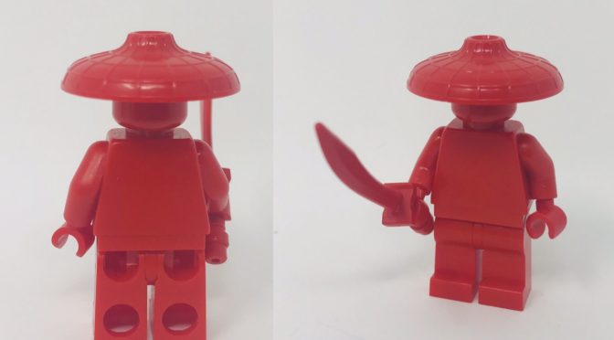 LEGO Prototype Ninjago Hat Headpiece + Sword