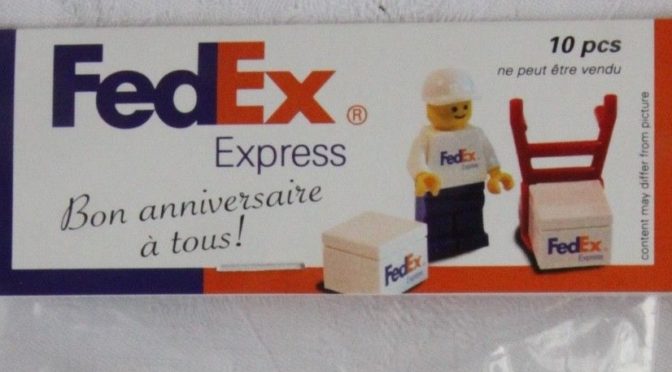 Lego Certified Professional Fedex Express Limited Edition By Amazings Minifigure Price Guide