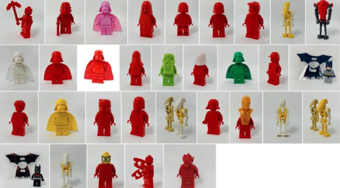 Large Collection of Prototype Minifigures over on eBay