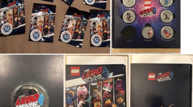 Lego Movie 2 Collectible Blind Bag Coins from Myers – Collect all 10