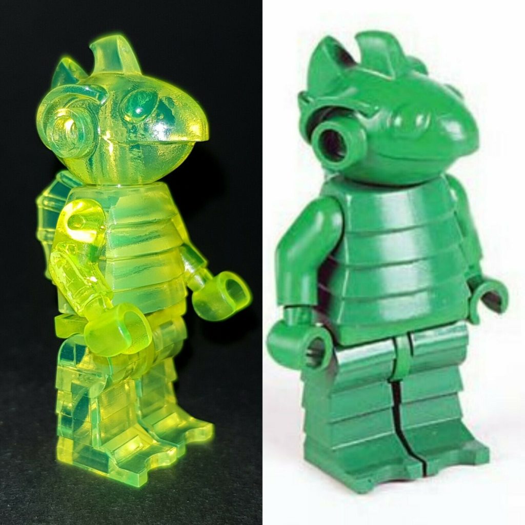 Lego Sea-Tron Space Alien Prototype Trans-Clear minifigure - Minifigure ...