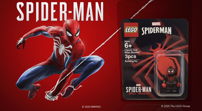 Spiderman PlayStation SDCC minifigure – Miles Morales Minifigure
