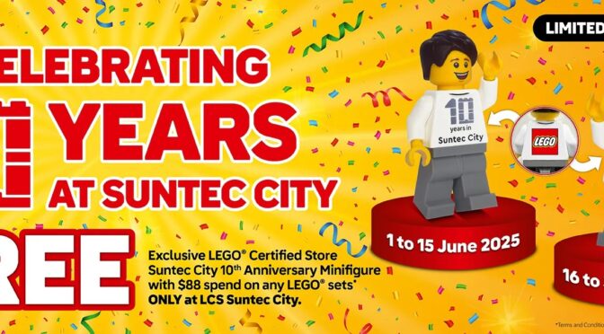 Suntec City 10 year Promo Minifigure – June 2025