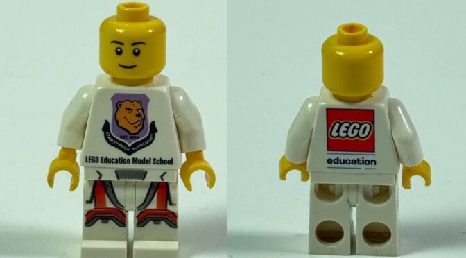LEGO Education Model School Minifigure Stanley Mosk Elementary School Promo